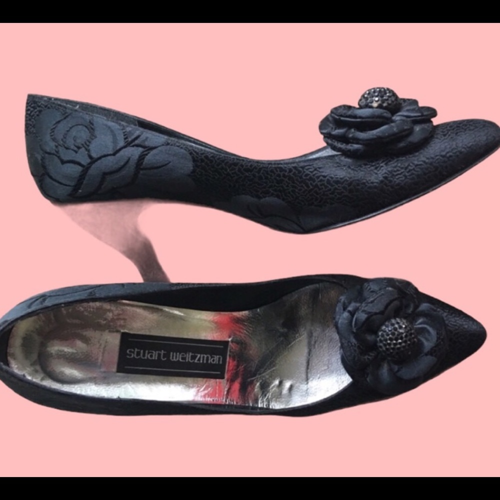 Stuart Weitzman Brocade Heels